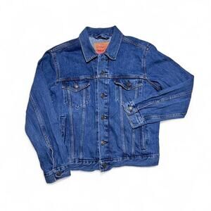 Levi’s Jeans Vintage Y2k Medium Wash Stretch Denim Trucker Jacket Small